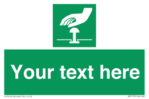 Custom Safe condition: Emergency stop button